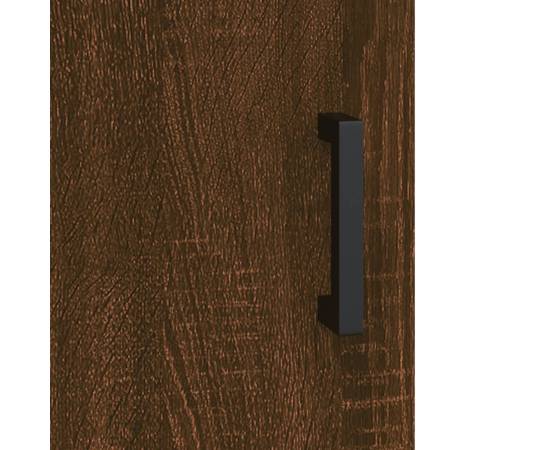 Noptiere, 2 buc., stejar maro, 40x40x50 cm, lemn compozit, 11 image