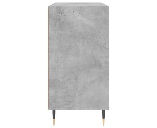 Servantă, gri beton, 103,5x35x70 cm, lemn compozit, 5 image