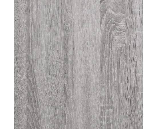 Servantă, gri sonoma, 103,5x35x70 cm, lemn compozit, 8 image