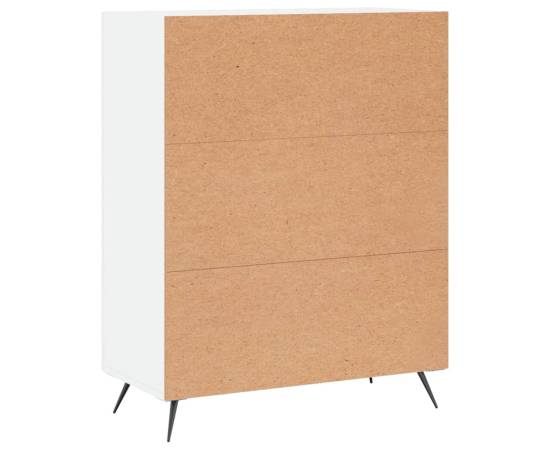 Comodă cu sertare, alb, 69,5x34x90 cm, lemn compozit, 8 image