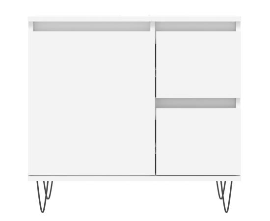 Dulap de baie, alb, 65x33x60 cm, lemn prelucrat, 5 image