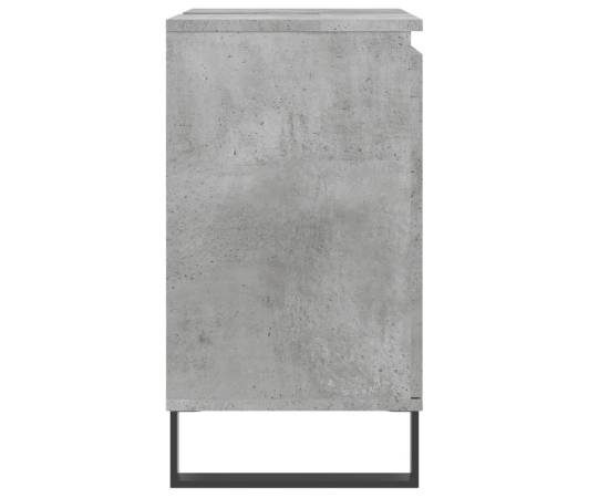 Dulap de baie, gri beton, 58x33x60 cm, lemn prelucrat, 6 image