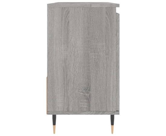 Dulap de baie, gri sonoma, 65x33x60 cm, lemn prelucrat, 6 image
