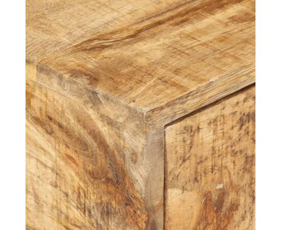 Masă laterală formă u, 45 x 30 x 61 cm, lemn masiv de mango, 7 image