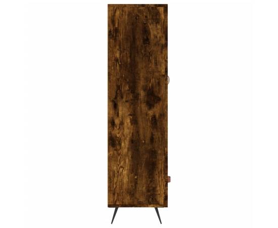 Dulap înalt, stejar afumat, 69,5x31x115 cm, lemn prelucrat, 7 image