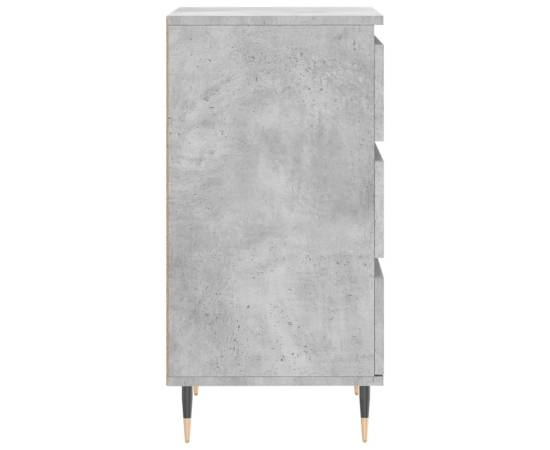 Servantă, gri beton, 40x35x70 cm, lemn prelucrat, 7 image