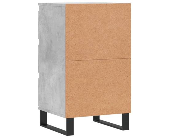 Servantă, gri beton, 40x35x70 cm, lemn prelucrat, 8 image