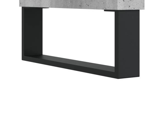 Comodă tv, gri beton, 80x36x50 cm, lemn compozit, 10 image