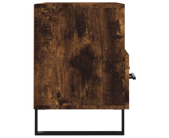Comodă tv, stejar fumuriu, 80x36x50 cm, lemn prelucrat, 7 image