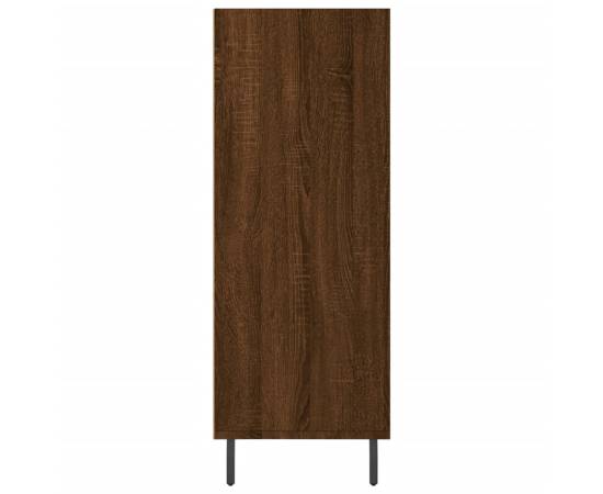 Dulap cu rafturi, stejar maro, 69,5x32,5x90 cm, lemn compozit, 5 image