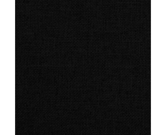 Canapea pentru copii, negru, 70x45x30 cm, material textil, 6 image