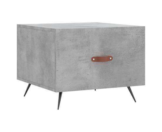 Măsuță de cafea, gri beton, 50x50x40 cm, lemn compozit, 2 image