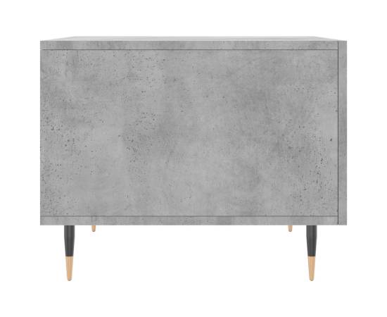 Măsuță de cafea, gri beton, 50x50x40 cm, lemn compozit, 7 image