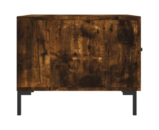Măsuță de cafea, stejar fumuriu, 50x50x40 cm, lemn prelucrat, 8 image