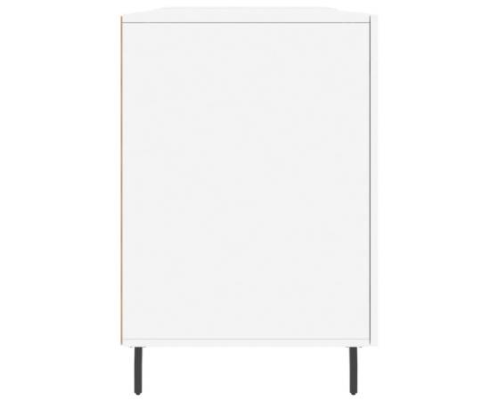 Birou, alb, 140x50x75 cm, lemn compozit, 7 image