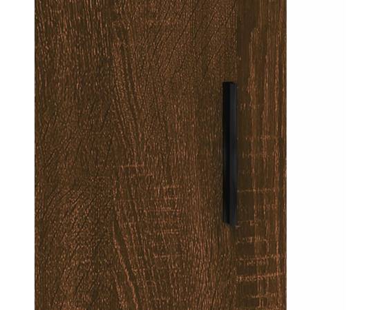 Birou, stejar maro, 140x50x75 cm, lemn compozit, 9 image