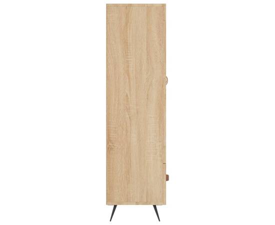 Dulap înalt, stejar sonoma, 69,5x31x115 cm, lemn prelucrat, 7 image