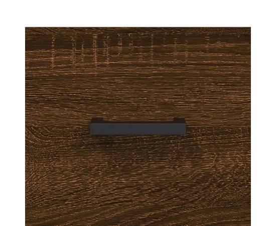 Noptiere de perete, 2 buc., stejar maro, 35x35x20 cm, 10 image