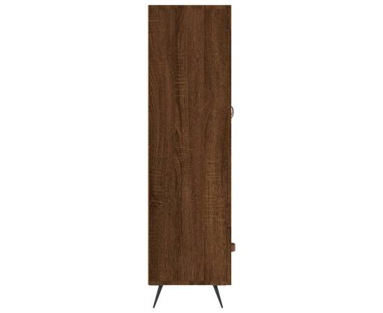 Dulap înalt, stejar maro, 69,5x31x115 cm, lemn prelucrat, 7 image