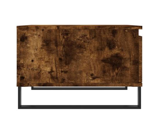 Măsuță de cafea, stejar afumat, 55x55x36,5 cm, lemn prelucrat, 7 image