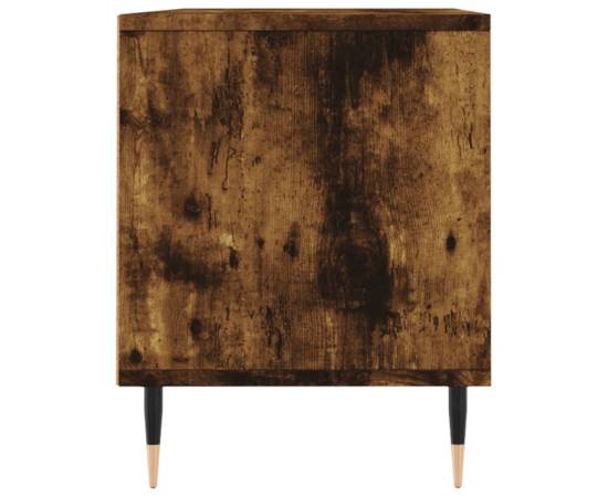 Comodă tv, stejar fumuriu, 100x34,5x44,5 cm, lemn prelucrat, 7 image