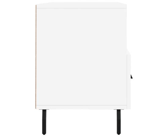 Dulap tv, alb, 102x36x50 cm, lemn prelucrat, 7 image