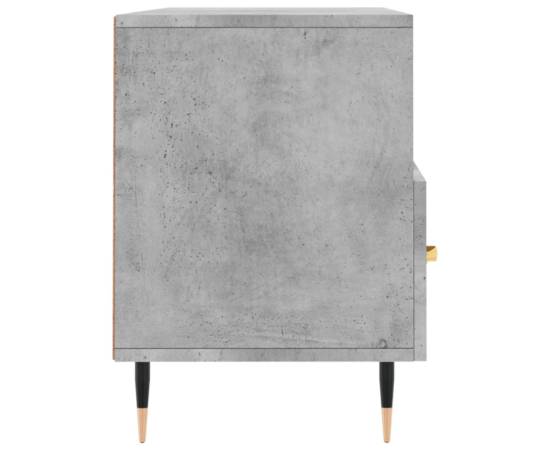 Dulap tv, gri beton, 102x36x50 cm, lemn prelucrat, 7 image