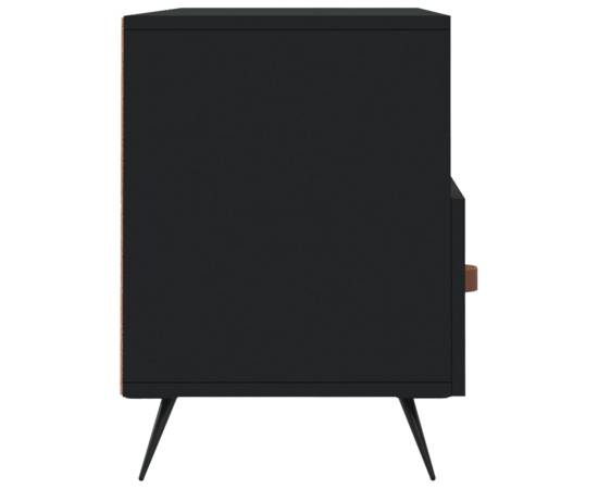Dulap tv, negru, 102x36x50 cm, lemn prelucrat, 7 image