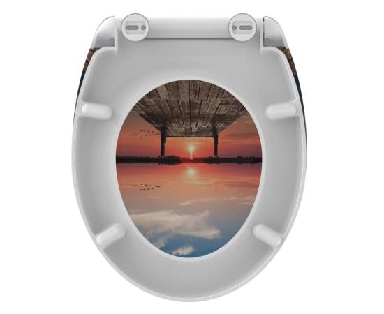 SchÜtte capac toaletă eliberare rapidă / silențios "sunset sky", 5 image