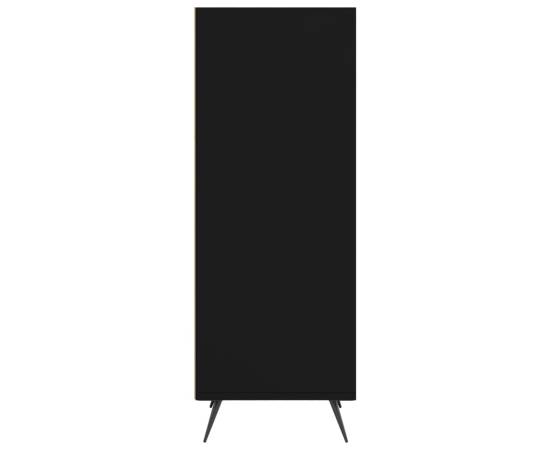 Dulap cu rafturi, negru, 34,5x32,5x90 cm, lemn compozit, 5 image