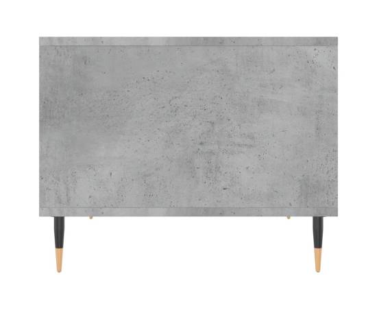 Măsuță de cafea, gri beton, 60x50x40 cm, lemn prelucrat, 5 image