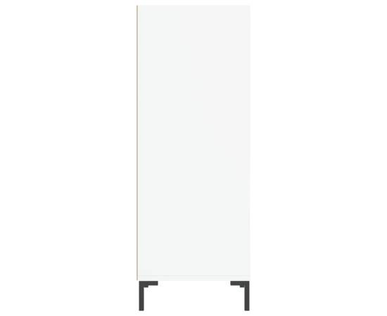 Servantă, alb, 34,5x32,5x90 cm, lemn prelucrat, 5 image