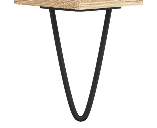 Birou, stejar sonoma, 140x50x75 cm, lemn compozit, 10 image