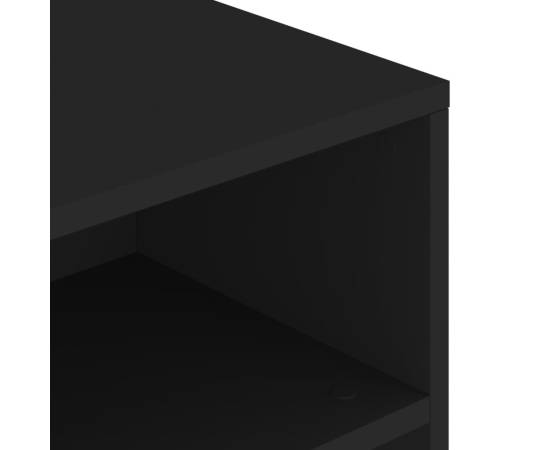 Măsuță de cafea, negru, 90x55x42,5 cm, lemn compozit, 7 image