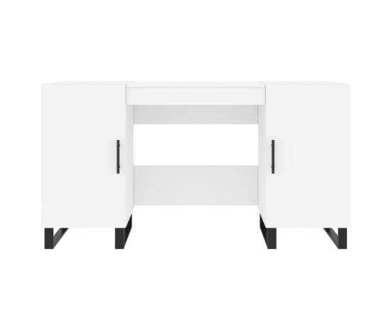 Birou, alb, 140x50x75 cm, lemn compozit, 6 image