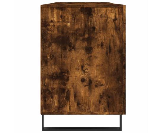 Birou, stejar afumat, 140x50x75 cm, lemn compozit, 7 image