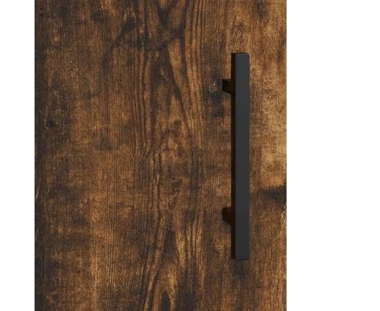 Birou, stejar afumat, 140x50x75 cm, lemn compozit, 9 image