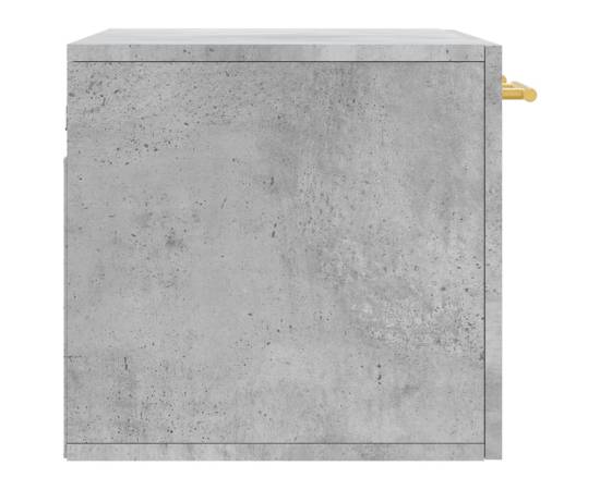 Dulap de perete, gri beton, 60x36,5x35 cm, lemn prelucrat, 7 image