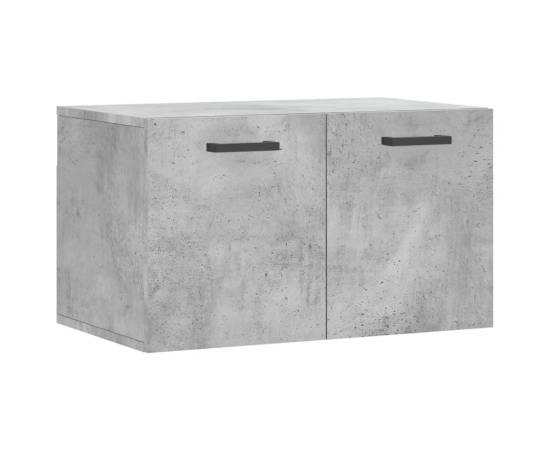 Dulap de perete, gri beton, 60x36,5x35 cm, lemn prelucrat, 2 image