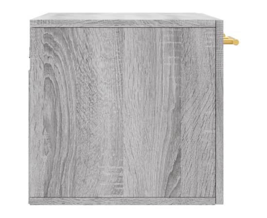 Dulap de perete, gri sonoma, 60x36,5x35 cm, lemn prelucrat, 7 image