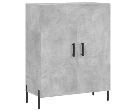 Servantă, gri beton, 69,5x34x90 cm, lemn compozit, 2 image
