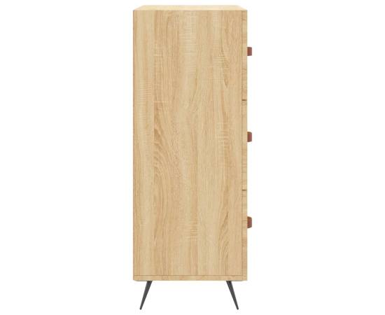 Comodă cu sertare, stejar sonoma, 69,5x34x90 cm, lemn prelucrat, 7 image