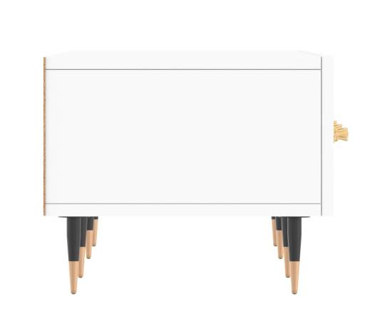 Comodă tv, alb, 150x36x30 cm, lemn prelucrat, 7 image