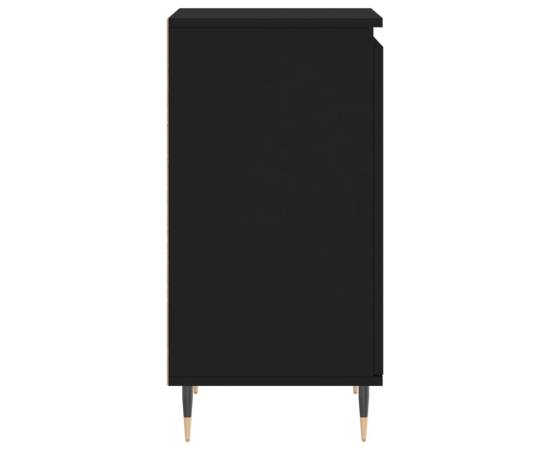 Servante, 2 buc., negru, 40x35x70 cm, lemn prelucrat, 8 image