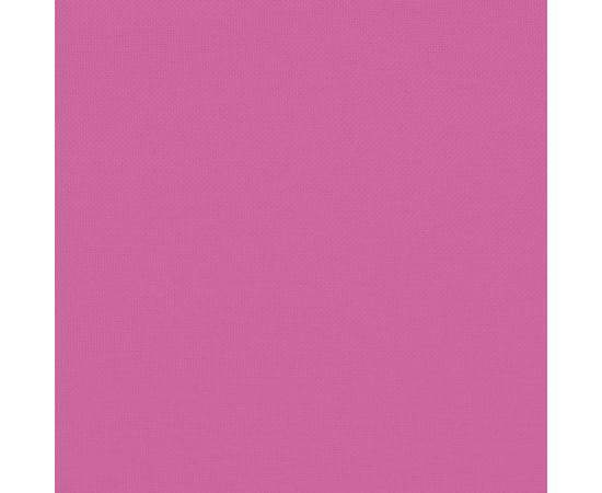 Pernă de paleți, roz, 120x40x12 cm, textil, 9 image