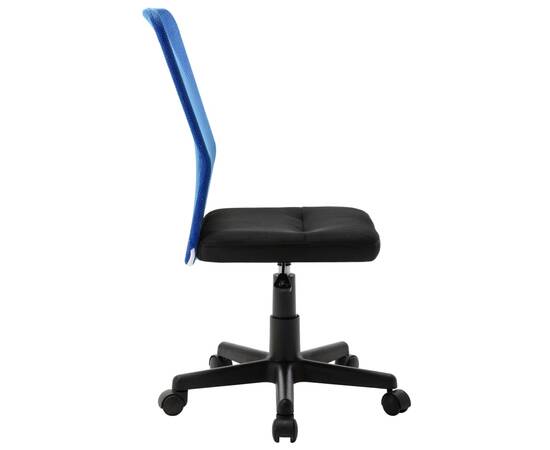 Scaun de birou, negru și albastru, 44x52x100 cm, plasă textilă, 4 image