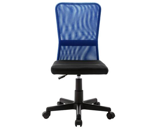 Scaun de birou, negru și albastru, 44x52x100 cm, plasă textilă, 2 image