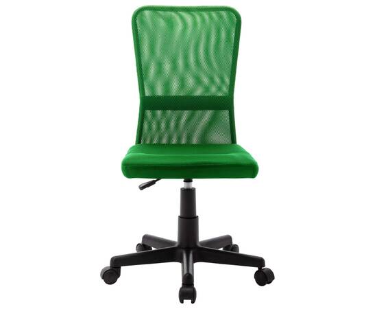 Scaun de birou, verde, 44 x 52 x 100 cm, plasă textilă, 2 image
