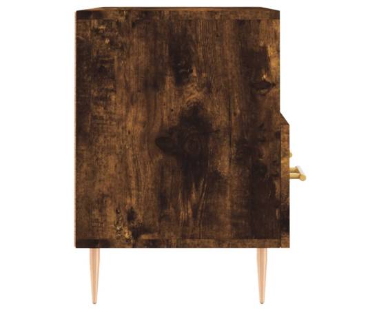 Comodă tv, stejar fumuriu, 80x36x50 cm, lemn prelucrat, 7 image