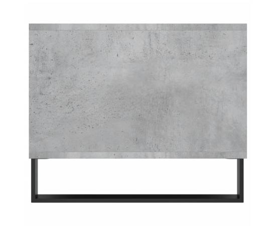 Măsuță de cafea, gri beton, 102x50x40 cm, lemn prelucrat, 7 image